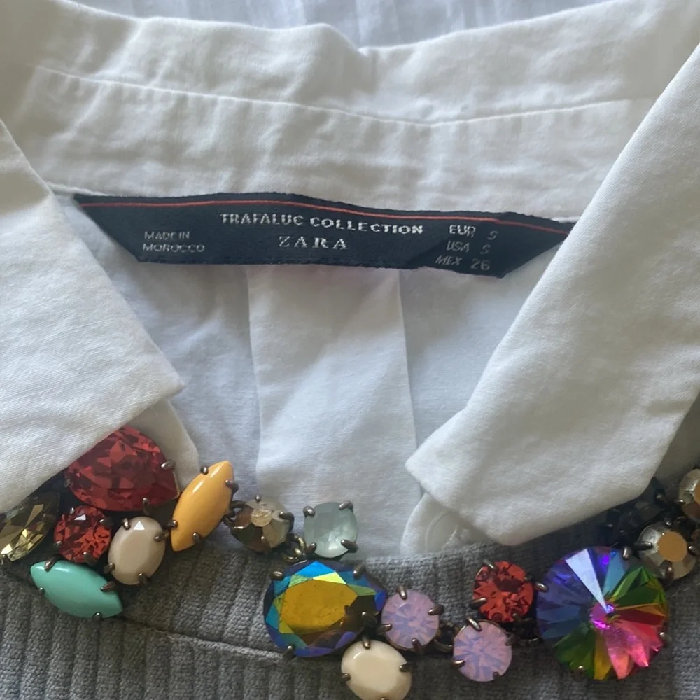 ZARA layered crop top - Picture 2 of 4